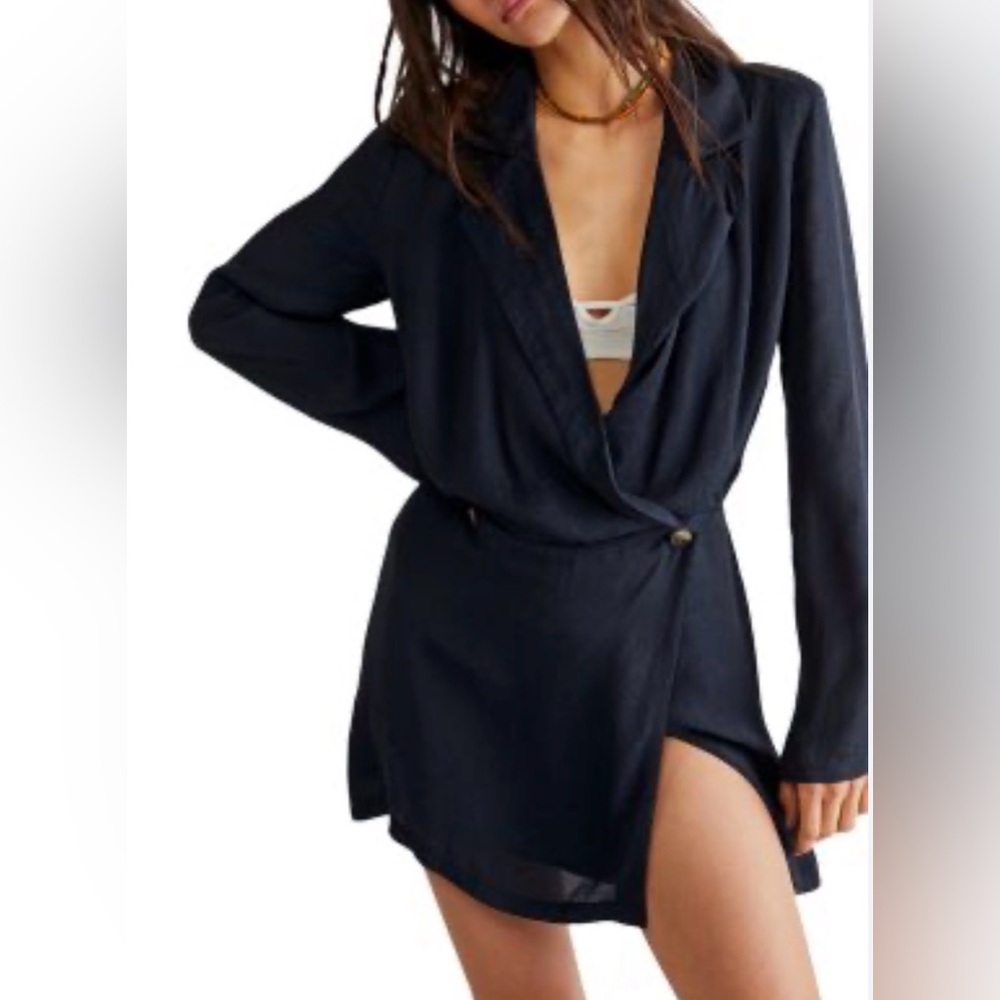 NWT $177 Free People Simon Blazer Mini Dress